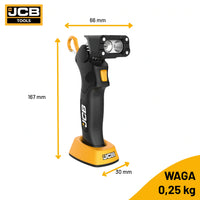 Lampy warsztatowe LED JCB 1000 lm – lampa warsztatowa akumulatorowa